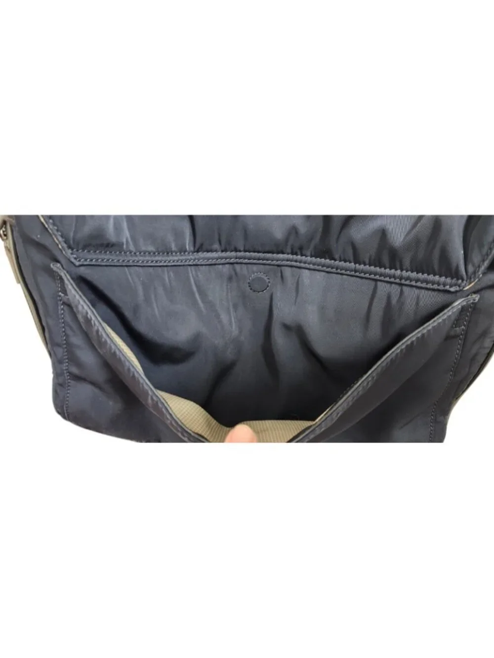 Jack Spade New York Navy Nylon Messenger Bag Crossbody Laptop Travel Work
